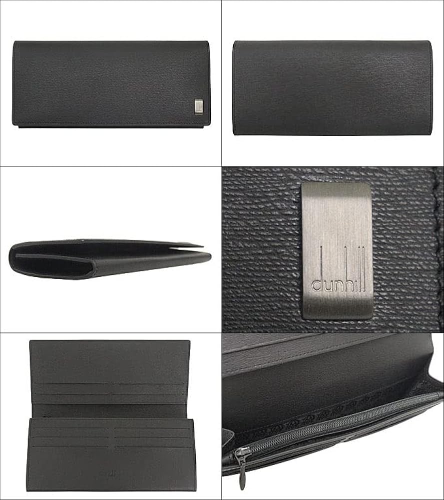 美品　ダンヒル　dunhill 長財布　カドガン　ブラック　レザー　シルバーロゴ 楽天市場】【新品】 ダンヒル 長財布 カドガン カーフレザー